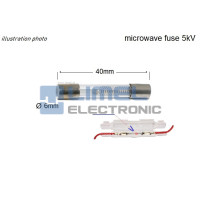 Poistka 6x40mm 5kV 800mA pre Mikrovlnné rúry, skladom 5ks